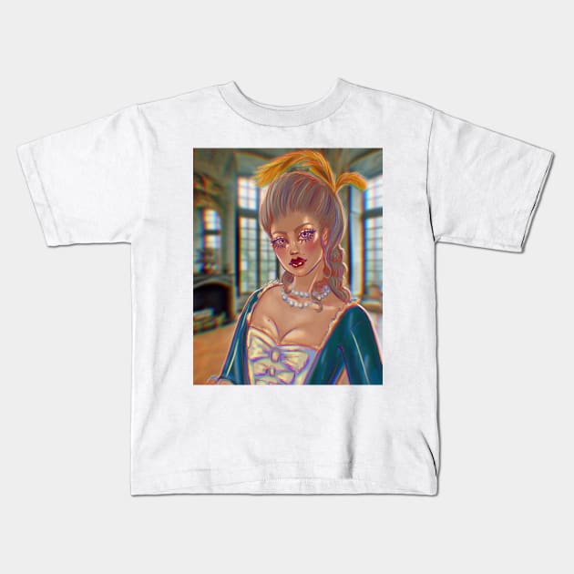 Madam Marie Kids T-Shirt by SosiCreatesArt